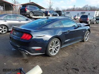 2021 Ford Mustang GT with VIN 1FA6P8CF0M5133019, listed as a IAAI auction lot 41534938 with 65,526 mi miles. Bid and sale history available at carsss.com. Image 4.