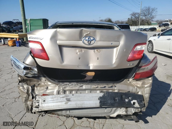 2007 Toyota Camry CE with VIN 4T1BE46K17U005734, listed as a Copart auction lot 48186125 with 195,025 mi miles and Clean Title. Bid and sale history available at carsss.com. Image 6.