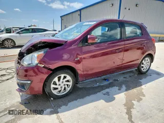2017 Mitsubishi Mirage SE with VIN ML32A4HJ0HH013969, listed as a Copart auction lot 59782315 with 76,784 mi miles and Salvage title. Bid and sale history available at DreamBid. Image 1.