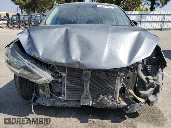 2018 Nissan Sentra S with VIN 3N1AB7AP9JY326568, listed as a Copart auction lot 54091895 with 131,708 mi miles and Salvage Title. Bid and sale history available at carsss.com. Image 5.