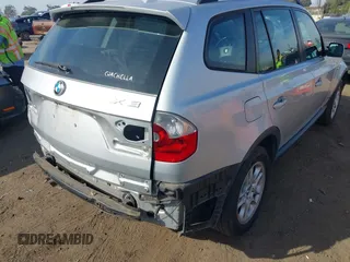 2005 BMW X3 2.5i with VIN WBXPA73415WC47394, listed as a IAAI auction lot 41481109 with 152,903 mi miles. Bid and sale history available at carsss.com. Image 6.