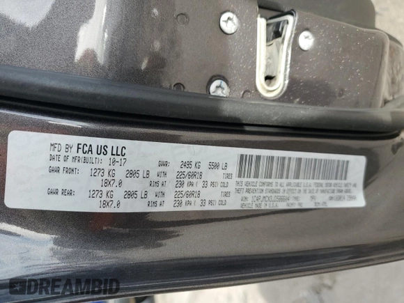 2018 Jeep Cherokee Latitude z VIN 1C4PJMCX3JD586604, wystawiony jako Copart lot #59128315 z przebiegiem 100 892 mil mil oraz Szkoda całkowita • Salvage title. Historia ofert i sprzedaży dostępna na DreamBid. Obrazek 13.
