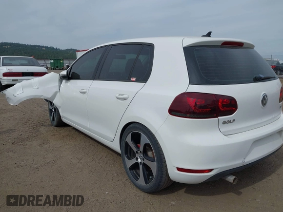 2013 Volkswagen Golf TDI with VIN WVWDM7AJXDW135902, listed as a IAAI auction lot 40194204 with 80,523 mi miles and . Bid and sale history available at DreamBid. Image 3.