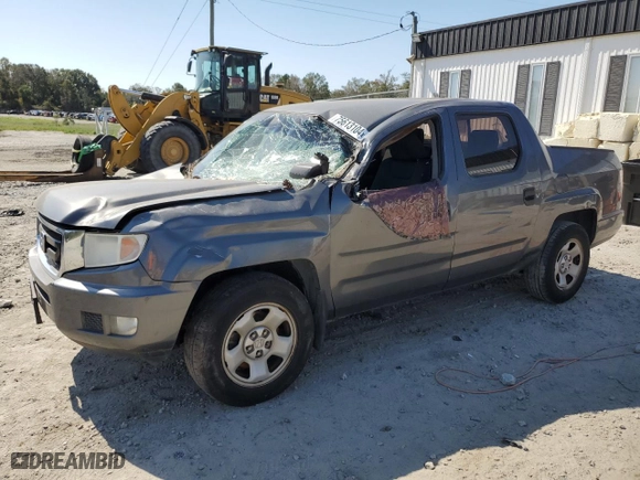 2010 Honda Ridgeline RT with VIN 5FPYK1F27AB011602, listed as a Copart auction lot 75613104 with 172,028 mi miles and Salvage Title. Bid and sale history available at carsss.com. Image 1.