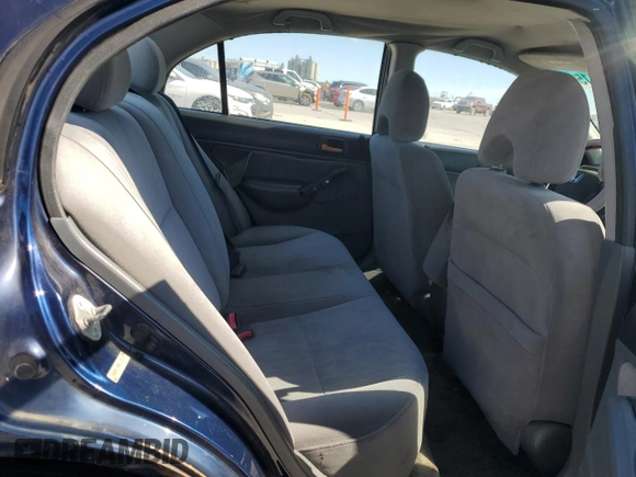 2003 Honda Civic LX with VIN 2HGES16593H615060, listed as a Copart auction lot 49705415 with Not Provided miles and Salvage Title. Bid and sale history available at carsss.com. Image 10.