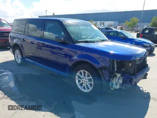 2014 Ford Flex SE with VIN 2FMGK5B85EBD19937, listed as a IAAI auction lot 41794906 with 188,361 mi miles. Bid and sale history available at carsss.com. Image 1.