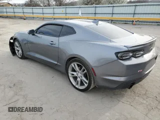 2020 Chevrolet Camaro 1LT with VIN 1G1FB1RSXL0129049, listed as a Copart auction lot 43091213 with 52,886 mi miles. Bid and sale history available at carsss.com. Image 2.