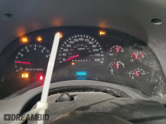 2006 Chevrolet TrailBlazer LS with VIN 1GNDT13S562347369, listed as a Copart auction lot 61377934 with 173,345 mi miles and Non Repairable. Bid and sale history available at DreamBid. Image 9.