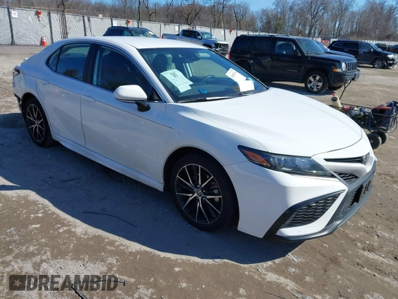 2023 Toyota Camry SE z VIN 4T1G11BK2PU076186, wystawiony jako IAAI lot #41602143 z przebiegiem 18 307 mil mil oraz . Historia ofert i sprzedaży dostępna na DreamBid. Obrazek 1.