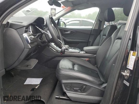 2020 Audi Q7 Premium with VIN WA1AJAF78LD011590, listed as a Copart auction lot 57129915 with 75,401 mi miles and Salvage title. Bid and sale history available at DreamBid. Image 7.