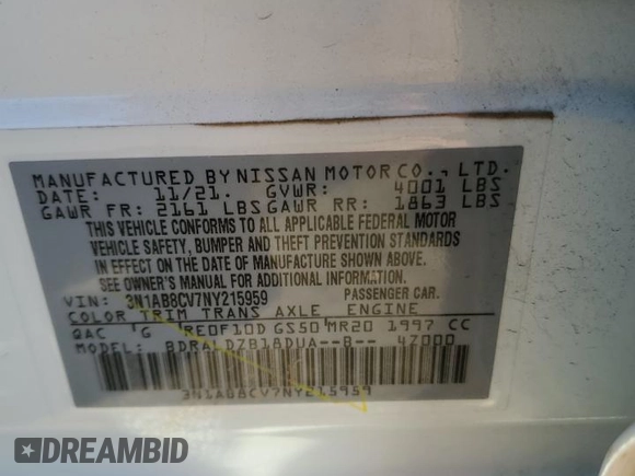 2022 Nissan Sentra SV with VIN 3N1AB8CV7NY215959, listed as a Copart auction lot 46931695 with 78,813 mi miles and Salvage Title. Bid and sale history available at carsss.com. Image 12.