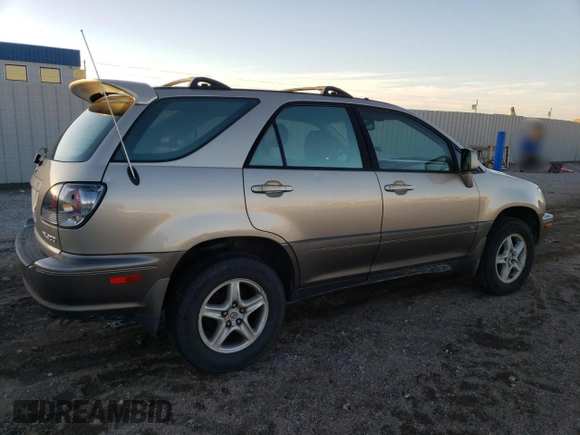 2002 Lexus RX 300 with VIN JTJGF10U120148857, listed as a Copart auction lot 81227254 with 160,267 mi miles and Salvage Title. Bid and sale history available at DreamBid. Image 3.