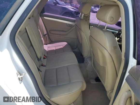 2007 Audi A4 2.0T with VIN WAUDF78E87A203390, listed as a Copart auction lot 56594595 with 122,328 mi miles and Salvage title. Bid and sale history available at DreamBid. Image 10.