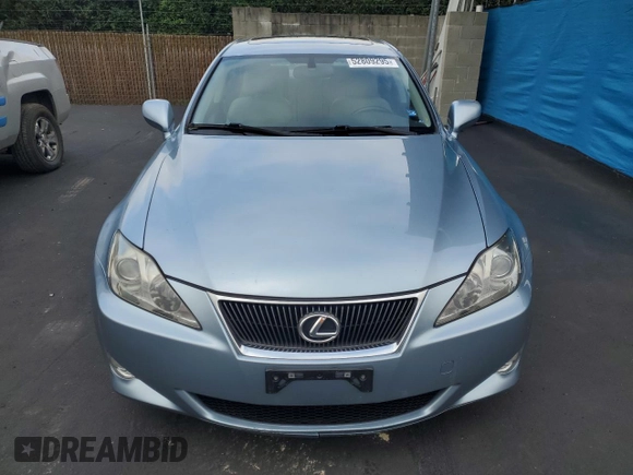 2006 Lexus IS 250 Manual with VIN JTHBK262862020029, listed as a Copart auction lot 52809295 with 72,654 mi miles and Salvage Title. Bid and sale history available at carsss.com. Image 5.