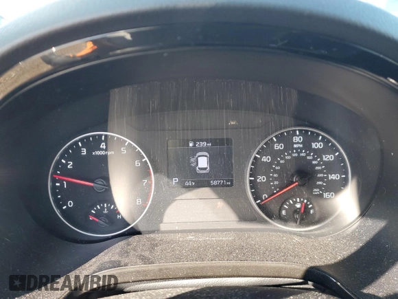 2021 Kia Seltos EX with VIN KNDERCAA9M7213448, listed as a Copart auction lot 49551385 with 58,771 mi miles and Salvage Title. Bid and sale history available at carsss.com. Image 9.