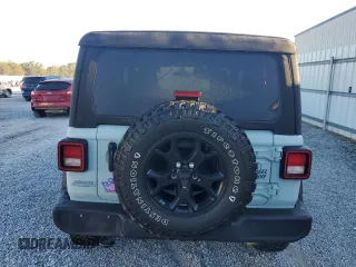 2023 Jeep Wrangler Sport with VIN 1C4HJXAG6PW560827, listed as a Copart auction lot 76583174 with Not provided miles and Salvage title. Bid and sale history available at DreamBid. Image 6.