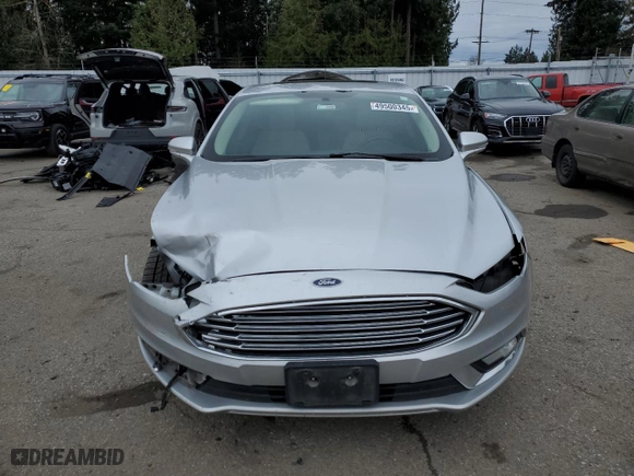 2018 Ford Fusion Titanium with VIN 3FA6P0D95JR241493, listed as a Copart auction lot 49500345 with 170,234 mi miles and Salvage Title. Bid and sale history available at carsss.com. Image 5.