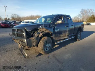 2014 Ram 2500 Tradesman with VIN 3C6UR5CJ7EG322198, listed as a Copart auction lot 44943605 with 165,210 mi miles and Salvage Title. Bid and sale history available at carsss.com. Image 1.