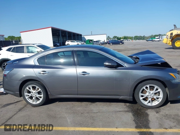 2014 Nissan Maxima S with VIN 1N4AA5AP9EC467259, listed as a IAAI auction lot 41998190 with 157,055 mi miles and . Bid and sale history available at DreamBid. Image 13.