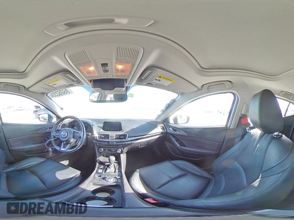 2017 Mazda 3 Grand Touring with VIN JM1BN1M33H1105397, listed as a Copart auction lot 86052334 with 21,578 mi miles and Salvage Title. Bid and sale history available at DreamBid. Image 12.