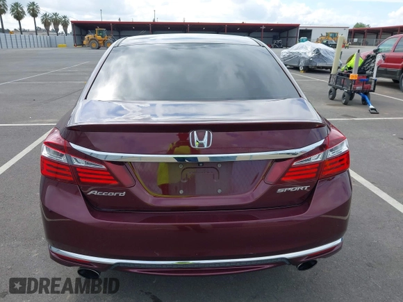 2017 Honda Accord Sport with VIN 1HGCR2F52HA116583, listed as a IAAI auction lot 41905383 with 110,667 mi miles and . Bid and sale history available at carsss.com. Image 17.
