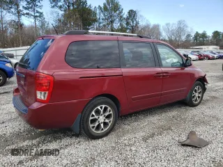 2014 Kia Sedona LX with VIN KNDMG4C72E6564721, listed as a Copart auction lot 41828055 with 150,670 mi miles and Salvage Title. Bid and sale history available at carsss.com. Image 3.