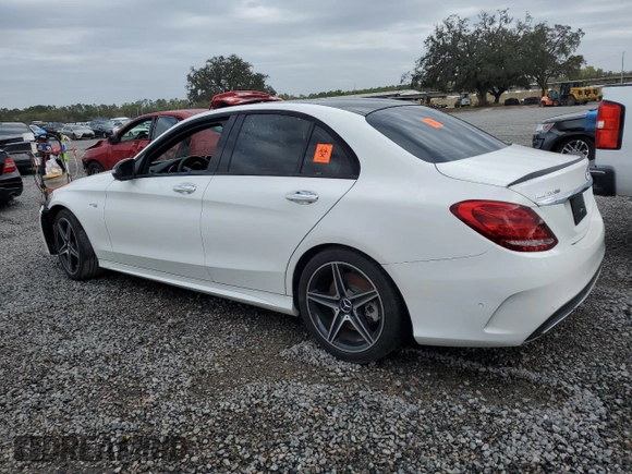 2017 Mercedes-Benz C 43 AMG с VIN 55SWF6EB8HU180541, выставлен на аукционе Copart как лот 48085255 с пробегом Не указан миль и Списание • Salvage title. История ставок и продаж доступна на DreamBid. Изображение 2.
