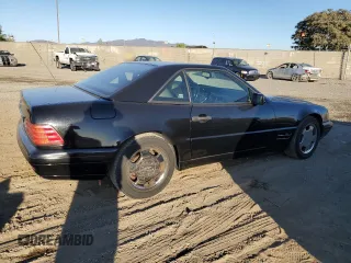 1996 Mercedes-Benz SL-Class with VIN WDBFA67F2TF132052, listed as a Copart auction lot 77601444 with 161,450 mi miles and Clean Title. Bid and sale history available at carsss.com. Image 3.