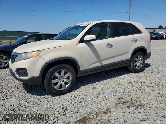 2011 Kia Sorento LX with VIN 5XYKT3A12BG045415, listed as a Copart auction lot 50839735 with 204,941 mi miles and Clean Title. Bid and sale history available at carsss.com. Image 1.