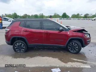 2021 Jeep Compass Trailhawk with VIN 3C4NJDDB6MT502932, listed as a IAAI auction lot 42209945 with 63,119 mi miles and . Bid and sale history available at DreamBid. Image 13.