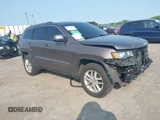 2017 Jeep Grand Cherokee Laredo with VIN 1C4RJFAG7HC902416, listed as a IAAI auction lot 42411866 with 75,905 mi miles and . Bid and sale history available at DreamBid. Image 1.