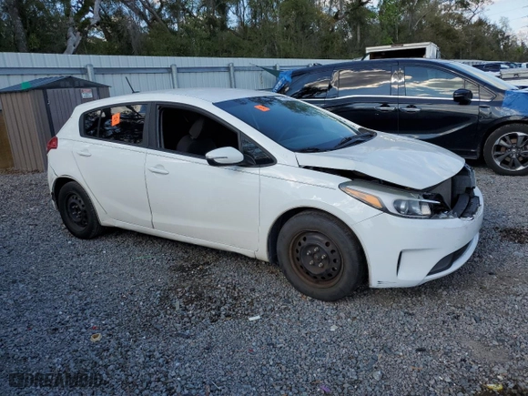 2017 Kia Forte5 LX with VIN KNAFK5A80H5676157, listed as a Copart auction lot 47008605 with NaN miles and Salvage Title. Bid and sale history available at carsss.com. Image 4.
