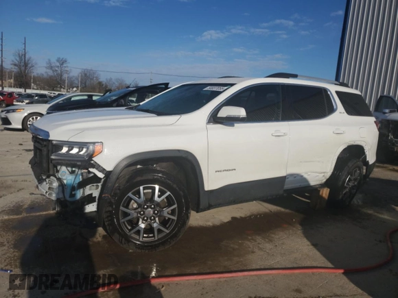 2020 GMC Acadia SLE z VIN 1GKKNRLS4LZ159930, wystawiony jako Copart lot #50037055 z przebiegiem 27 953 mil mil oraz Szkoda całkowita • Salvage title. Historia ofert i sprzedaży dostępna na DreamBid. Obrazek 1.
