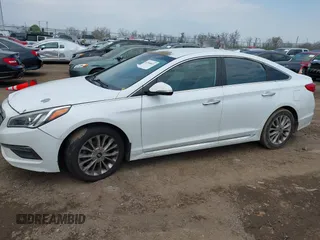 2015 Hyundai Sonata 2.4L Sport with VIN 5NPE34AF4FH117437, listed as a IAAI auction lot 42040653 with 265,603 mi miles. Bid and sale history available at carsss.com. Image 14.