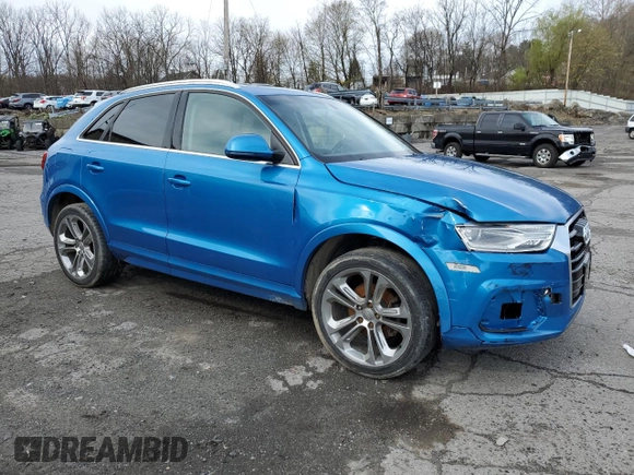 2016 Audi Q3 Premium Plus with VIN WA1EFCFS8GR022679, listed as a Copart auction lot 52772955 with 105,115 mi miles and Non repairable. Bid and sale history available at DreamBid. Image 4.