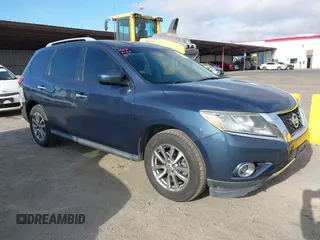 2015 Nissan Pathfinder Platinum with VIN 5N1AR2MM7FC631429, listed as a IAAI auction lot 42767506 with 126,342 mi miles and . Bid and sale history available at DreamBid. Image 1.