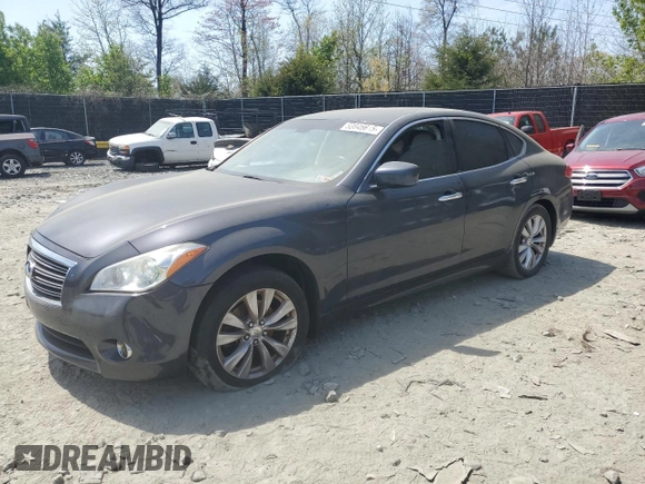 2011 Infiniti M37 with VIN JN1BY1AR7BM375581, listed as a Copart auction lot 53846615 with 167,188 mi miles and Clean Title. Bid and sale history available at carsss.com. Image 1.