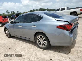 2018 Infiniti Q70 Luxe with VIN JN1BY1AR4JM220422, listed as a Copart auction lot 64843284 with 122,252 mi miles and Salvage title. Bid and sale history available at DreamBid. Image 2.