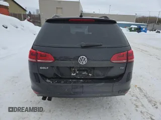 2015 Volkswagen Golf SportWagen TDI SE with VIN 3VWFA7AU8FM501822, listed as a Copart auction lot 45710485 with 268,797 mi miles and Salvage Title. Bid and sale history available at carsss.com. Image 6.