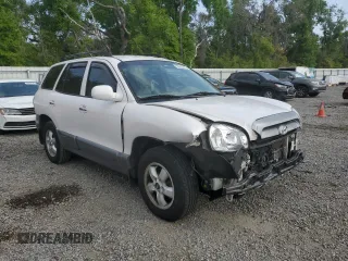 2005 Hyundai Santa Fe GLS with VIN KM8SC13EX5U870637, listed as a Copart auction lot 50283575 with 135,060 mi miles and Salvage Title. Bid and sale history available at carsss.com. Image 4.