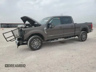 2017 Ford Super Duty F-250 SRW Lariat with VIN 1FT7W2BTXHEC53860, listed as a Copart auction lot 54782825 with 0 mi miles and Salvage Title. Bid and sale history available at carsss.com. Image 1.