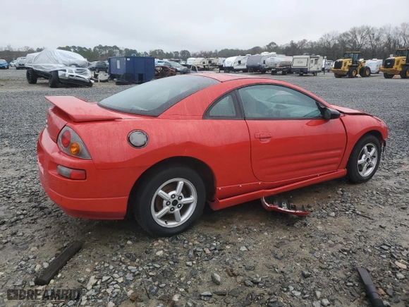 2003 Mitsubishi Eclipse GT with VIN 4A3AC84H53E206591, listed as a Copart auction lot 48415385 with 146,660 mi miles and Salvage Title. Bid and sale history available at carsss.com. Image 3.