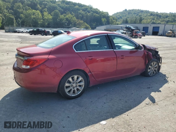 2013 Buick Regal with VIN 2G4GR5ERXD9248188, listed as a Copart auction lot 67896514 with 121,576 mi miles and Salvage Title. Bid and sale history available at carsss.com. Image 3.