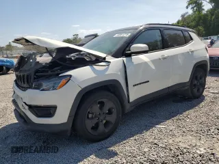 2019 Jeep Compass Altitude with VIN 3C4NJCBB6KT782474, listed as a Copart auction lot 53951275 with 70,480 mi miles and Non Repairable. Bid and sale history available at carsss.com. Image 1.