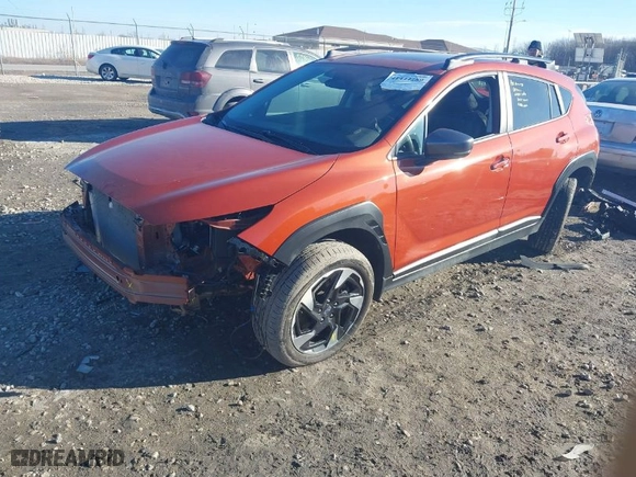 2024 Subaru Crosstrek Limited with VIN 4S4GUHM64R3741730, listed as a IAAI auction lot 41444289 with 24,339 mi miles. Bid and sale history available at carsss.com. Image 2.