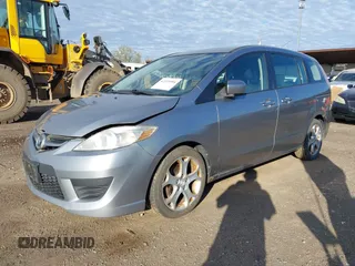 2010 Mazda 5 Sport with VIN JM1CR2W36A0388353, listed as a IAAI auction lot 42121004 with 169,658 mi miles. Bid and sale history available at carsss.com. Image 2.