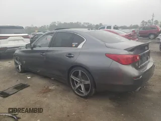 2015 Infiniti Q50 with VIN JN1BV7AP3FM342500, listed as a Copart auction lot 43793335 with Not provided miles and Salvage title. Bid and sale history available at DreamBid. Image 2.