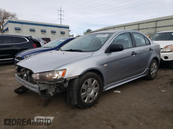2010 Mitsubishi Lancer DE with VIN JA32U1FU6AU008903, listed as a Copart auction lot 86352974 with 96,645 mi miles and Salvage Title. Bid and sale history available at carsss.com. Image 1.