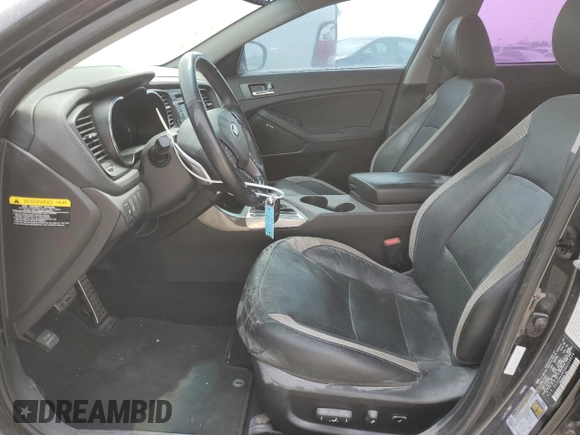 2013 Kia Optima SX with VIN 5XXGR4A65DG229079, listed as a Copart auction lot 46620134 with 154,977 mi miles and Salvage Title. Bid and sale history available at carsss.com. Image 7.