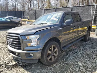 2016 Ford F-150 XLT with VIN 1FTFW1EF5GFA68734, listed as a Copart auction lot 46678075 with 105,066 mi miles and Salvage Title. Bid and sale history available at carsss.com. Image 1.